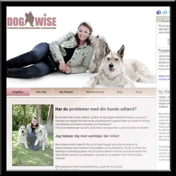 wordpress hjemmeside, Dogwise